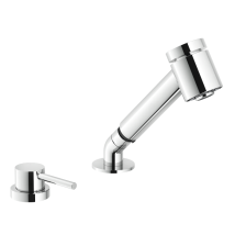 Miscelatore Lavabo Con Doccetta Estraibile Nobili Serie Acquerelli Aq93660cr Cromato - Ottone