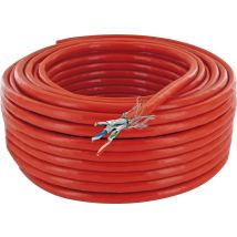 CAT 7 Netzwerkkabel (S/FTP) 50 m 10 Gbit/s 600 MHz doppelte Abschirmung unkonfektioniert