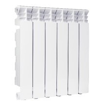 Aluminiumheizkörper H 600 – 4 Elemente – 657 mm – 80 mm – 97 mm – 133,4 W/Element
