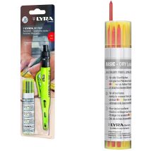 Lyra - Blisterpackung Mit 1 Drehbleistift Dry Profi + 1 Etui Mit 12 Farbminen
