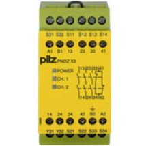 Relè Di Sicurezza Pnoz X3 24vac 24vdc 3n/o 1n/c 1so Pilz Tensione Di Funzionamento: 24 V/dc 3 Na, 1 Nc (l X A X P) 45 X