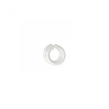 Tibelec - Set Di 2 Anelli Per Paralume B22 / E14 Plastica, Bianco