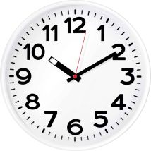 Quarzwanduhr Weiß – 30 cm – Eurotime – 82321
