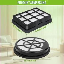 Set Di 2 Filtro Hepa Compatibile Bosch Serie Bbz152ef Per Aspirapolvere Bgc05/bgs05 Accessori