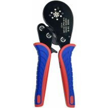 Crimpatrice Per Terminali A Tubo Capacità Di Crimpatura 0,08-16 Mm² Crimpatrice Per Terminali A Tubo Nero, Rosso E Blu