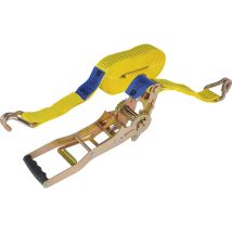 Ergo - Zurrgurt 2-teilig Spanngurt Mit Ratsche Ideal Zur Ladesicherung 5000kg - 8 M