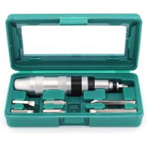 8-teiliges Set Aus Schlagschraubern Und Bits, Reversibler Manueller Schlagschrauber Mit Schlagschraubenkorrektur