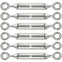 Stück Verstellbare M5-drahtseilspanner, Öse Und Öse Aus Edelstahl 304 Für Kabelspanner, Stahlseilspanner, Hakenzubehör