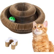 Kittyspin Spin Feline Kingdom, Interaktiver Katzenkratzbaum, Robustes, Wendbares Design, Für Alle Größen Geeignet