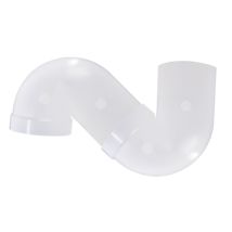 Sifone Moplen Per Vaso Alla Turca Diam. 100 - Lungh. 35 Cm