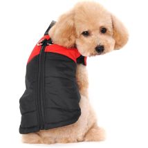 Wasserdichte Hunde-winterjacke, Dicke Gesteppte Daunenjacke, Haustier-welpen-kleidung, L