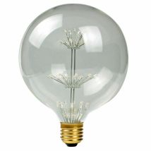 3w Led-lampe, Warmweiß, E27-sockel, Kugelform, G125, Bright Star, 2700k