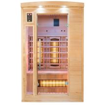 Apollon Quartz Sauna A Infrarossi A 2 Posti - 120x123x190 Cm France Sauna Epicea Canada