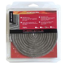 Joint Professionnel Pour Poêle Et Cheminée Tricotex Black 10 Mm