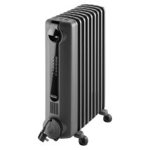 Trrs0920e Oil Filled Radiator, 2000 Watt, Grey - Delonghi