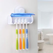 Zahnbürstenhalter Mit Saugnapf, Kunststoff, Zahnbürstenhalter Für Badezimmer