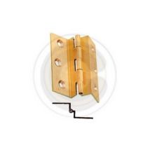 24 X Cerniera Fresata C/collo Ottone Sat 50x40 Mm