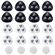 Set Mit 16 Selbstklebenden Lenkrollen, 360° Drehbare Mini-lenkrollen Mit 3 Stahlkugellagern Für Kaffeemaschinen, Mülleimer, Küchengeräte Und Kleine 