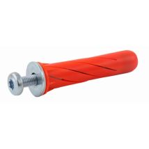 G&b Fissaggi - Tassello Multi Materiale Nylon Twist G&b 10x49 Mm Vite Testa Cilindro T25 5x55 Mm - Confezione Da 25 - 6003