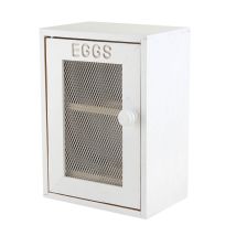 Apollo – Rubber Wood Egg Cabinet – White – Storage for Up to 12 Eggs