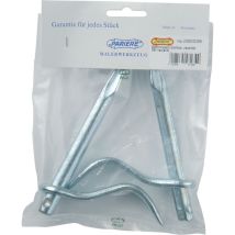 Gancio in Calcestruzzo Galvanizzato 150mm a 2 Parti – Acciaio Galvanizzato – 2 Pezzi