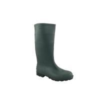 Stivali Di Tela Rivestiti In Pvc Verde, Senza Elementi Di Sicurezza, Taglia 44.