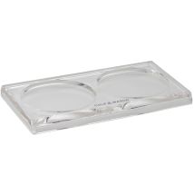 Cole & Mason H306119 Ramsgate Vassoio Per Macina Sale E Pepe, Trasparente, 167mm X 95mm, Supporto Per Due Mullini O Due Bottiglie Di Olio E Aceto, 