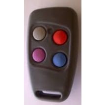 Sentry – 4-Channel Remote Control for Gate and Garage Door Operations – Compact Design with Colour-Coded Buttons