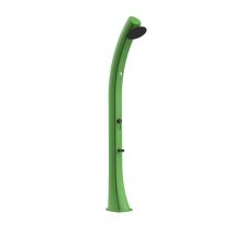 Douche solaire – 40 litres – Design italien – Hauteur 266,6 cm – Pommeau rond ajustable – Polyéthylène haute densité – STARMATRIX
