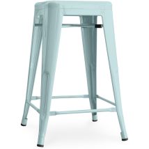 Industrial Style - Barhocker - Industriedesign - 60cm - Neuauflage - Stylix Blasses Grün