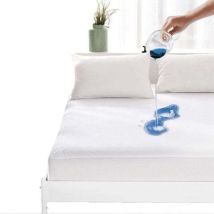 Housse De Matelas - Taille 140x200cm - Housse De Matelas Imperméable - Anti - Acariens Et Moisissures Allergies