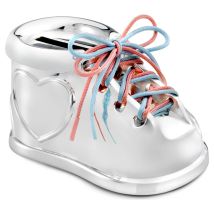 Zilverstad - Tirelire En Argent Pour Enfant, Élégante Comme Cadeau, Chaussure De Baptême Taille: 56x93x51 Mm Ugs : Zv7275261