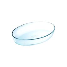 Teglia ovale in vetro borosilicato 30x21 cm – Resistente a temperature da -40° a +300° C – Lavabile in lavastoviglie – Pyrex