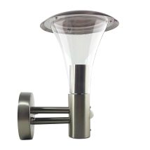 Aplique Exterior Strand con sensor de movimiento – Acero inoxidable – E27 – Potencia máxima 60W
