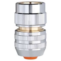 Claber – Raccordo rapido 1/2-5/8 in ottone cromato – 508328 – Diametro 1/2, 5/8