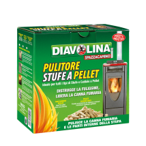Diavolina Pulitore Pulisci Canna Fumaria Fuliggine Caldaie Per Stufe A Pellet