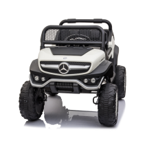 Tecnobike Shop - Auto Elettrica Per Bambini Mercedes Unimog 12v 2 Posti Monitor Touchscreen Mp4-bianco
