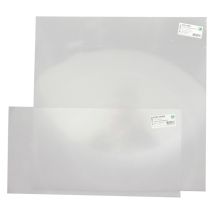 Vorgeschnittenes synthetisches Glas 50x50 cm – Leicht und widerstandsfähig – Ideal für Bastelprojekte und Dekorationen