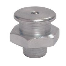 Umeta - 4101709-25-25 Engrasadores Rectos De Cabeza Plana Din 3404 Tipo M1 (r.m10x1,0 X L.17 X Diametro 17 Acero)