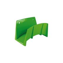Soporte de manguera de pared amarillo-verde para mangueras de hasta 25 m – Plástico