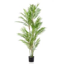Pianta artificiale Palma 180 cm – Vaso nero – GLORIA STORE