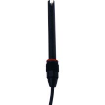 pH-Elektrode 2m Kabel mit BNC-Stecker und Bananenstecker – integrierter Temperatursensor – für Umweltanalytik, Schwimmbad, Aquaristik