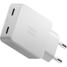 Native Union 65w Usb-c Fast Gan Pocket Charger White