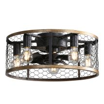 Ventilador De Techo Industrial Sofucor De 20 Pulgadas Con Jaula Y Aspas De Abs
