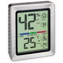 Tfa Digitales Thermo-hygrometer Exacto, 30.5047.54, Silber