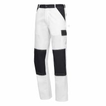Arbeitshose Motion Tex Light 7513 Weiß/grau Gr. 50