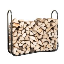Stahl Kaminholzregal Schwarz 25x122x104 Cm - Shelterlogic