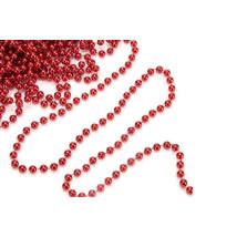 Ghirlanda Perle Natalizia Catena Rosso Decorazioni Albero Natale 5metri Addobbi