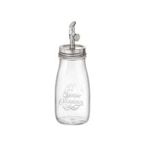 Botella Quattro Stagioni de vidrio para aceite – Capacidad 0,40 litros – Accesorio de mantenimiento de herramientas de jardín