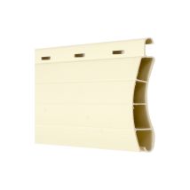 Jalousielamelle 'pr24', 2 Meter Lang, 52x14mm, Aus Elfenbeinfarbenem Pvc